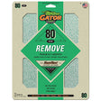 Gator AlumiNext 7261 Sanding Sheet, 11 in L, 9 in W, 80 Grit, Medium, Aluminum Oxide Abrasive