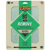 Gator AlumiNext 7261 Sanding Sheet, 11 in L, 9 in W, 80 Grit, Medium, Aluminum Oxide Abrasive