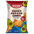Jackson's Sea Salt Kettle Cooked Potato Chips 5 oz Bagged, Pack of 12