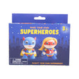 Fizz Make Your Own Super Hero Dough Craft Kit Assorted, Pack of 6