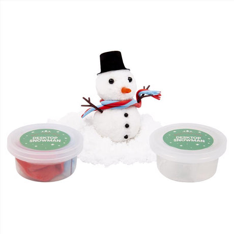 Fizz Make Your Own Desktop Snowman Craft Set Multicolored, Pack of 6