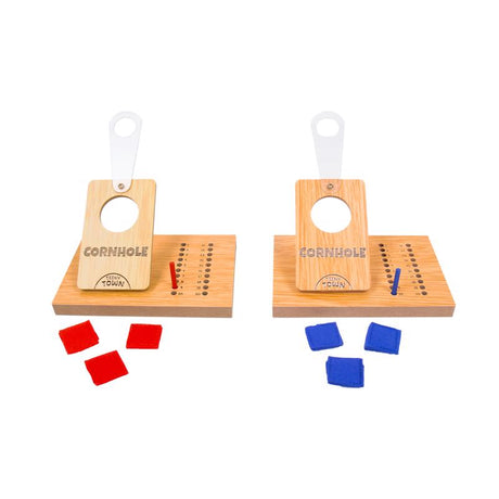 Fizz Teeny Town Cornhole Toss Game Multicolored, Pack of 6