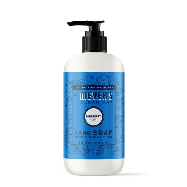 Mrs. Meyer's Clean Day Blueberry Scent Hand Soap 12.5 oz, Pack of 6