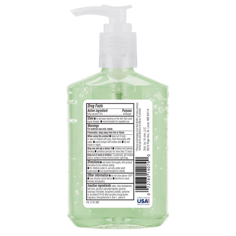 Germ-X Aloe Vera Scent Liquid Advanced Hand Sanitizer 8 fl. oz., Pack of 6