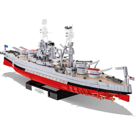 COBI World War II USS Arizona Battleship Block Set Multicolored 2046 pc