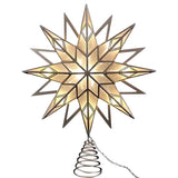 Celebrations LED Warm White Star Tree Topper 12 in.