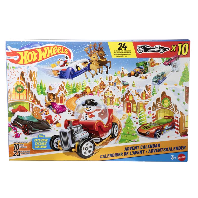 Hot Wheels Advent Calendar Multicolored 24 pc
