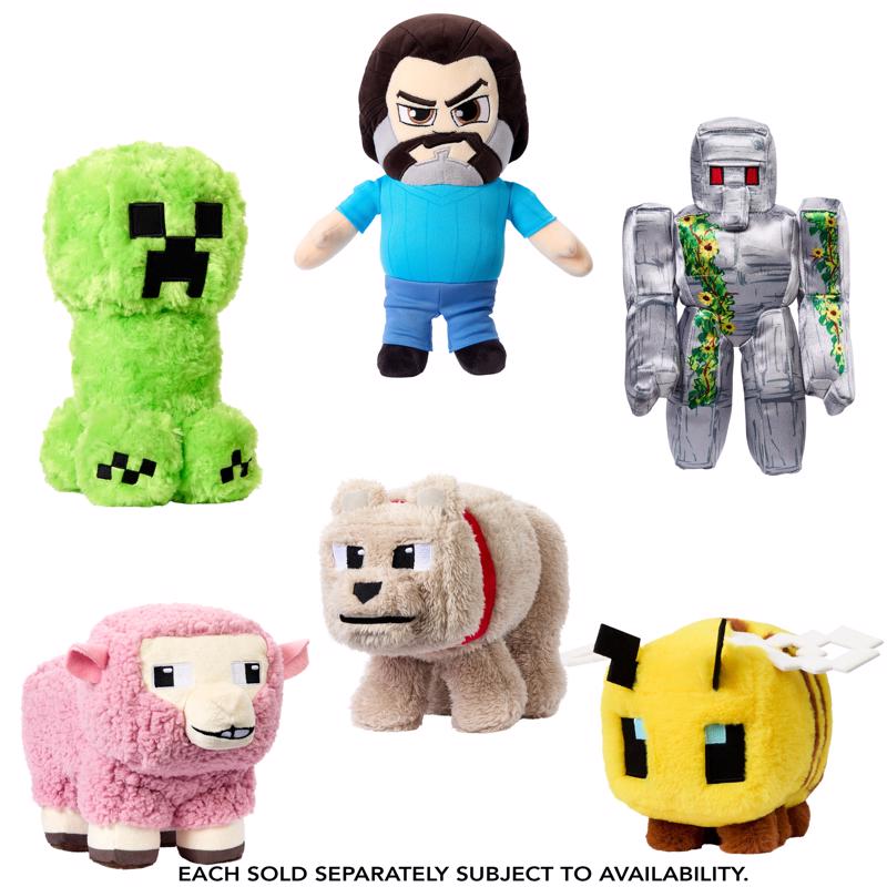 Minecraft Toys Assorted, Pack of 6