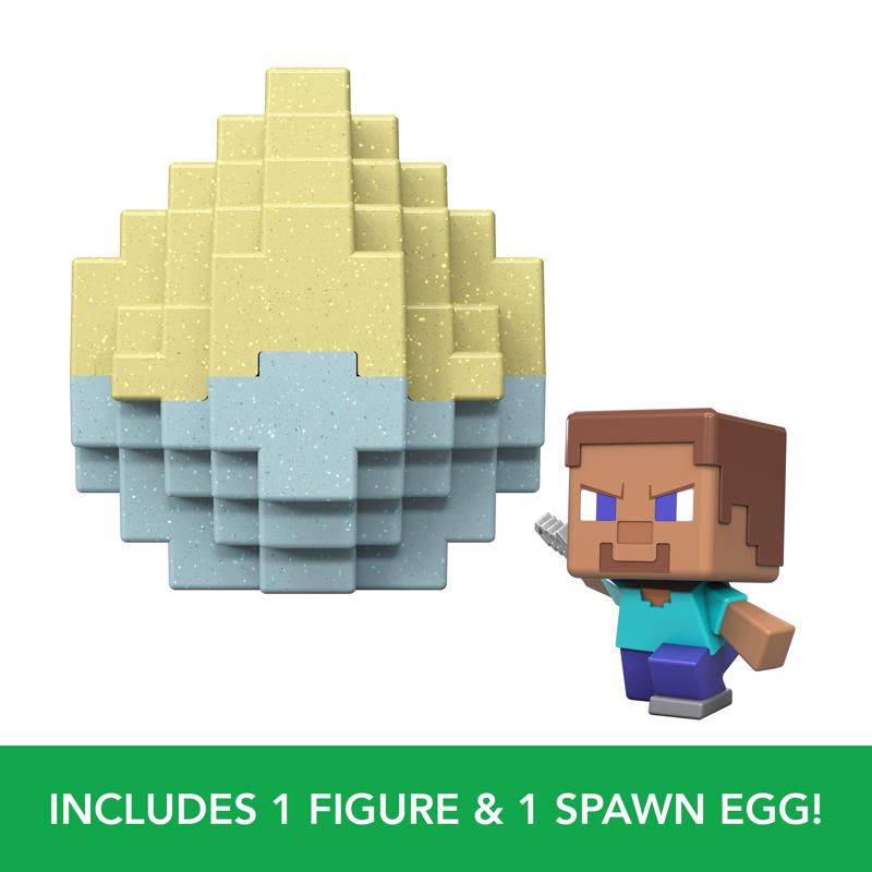 Minecraft Mini Mode Spawn Egg Action Figures Assorted, Pack of 24