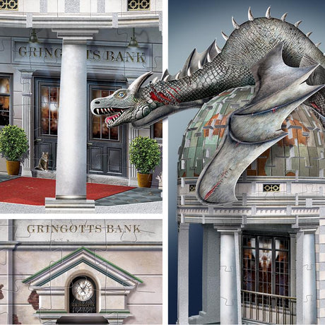 Wrebbit3D Harry Potter Gringotts Bank 3D Jigsaw Puzzle Multicolored 300 pc