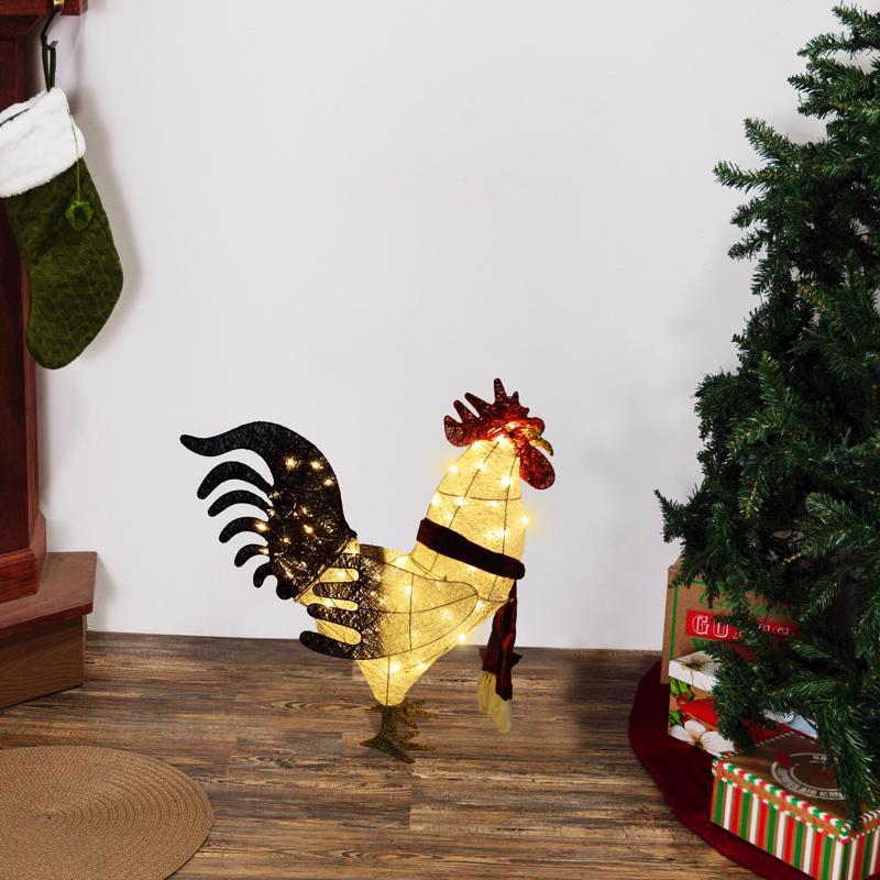 Alpine Rooster 33 in. Yard Decor