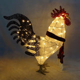 Alpine Rooster 33 in. Yard Decor