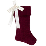 Dyno Red/White Matte W/Bow Christmas Stocking 20 in., Pack of 12