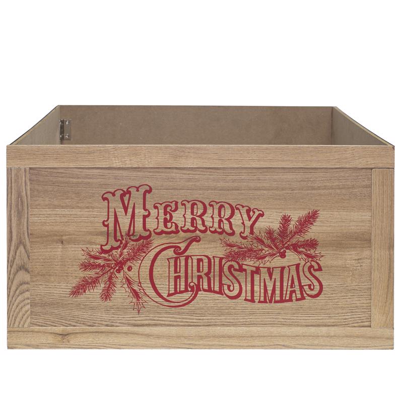 Dyno Merry Christmas Tree Crate 11 in., Pack of 4
