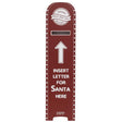 Dyno Red/White Mailbox Letter Porch Sign 40 in.