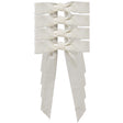 Dyno Ivory Christmas Bow 10 in., Pack of 12