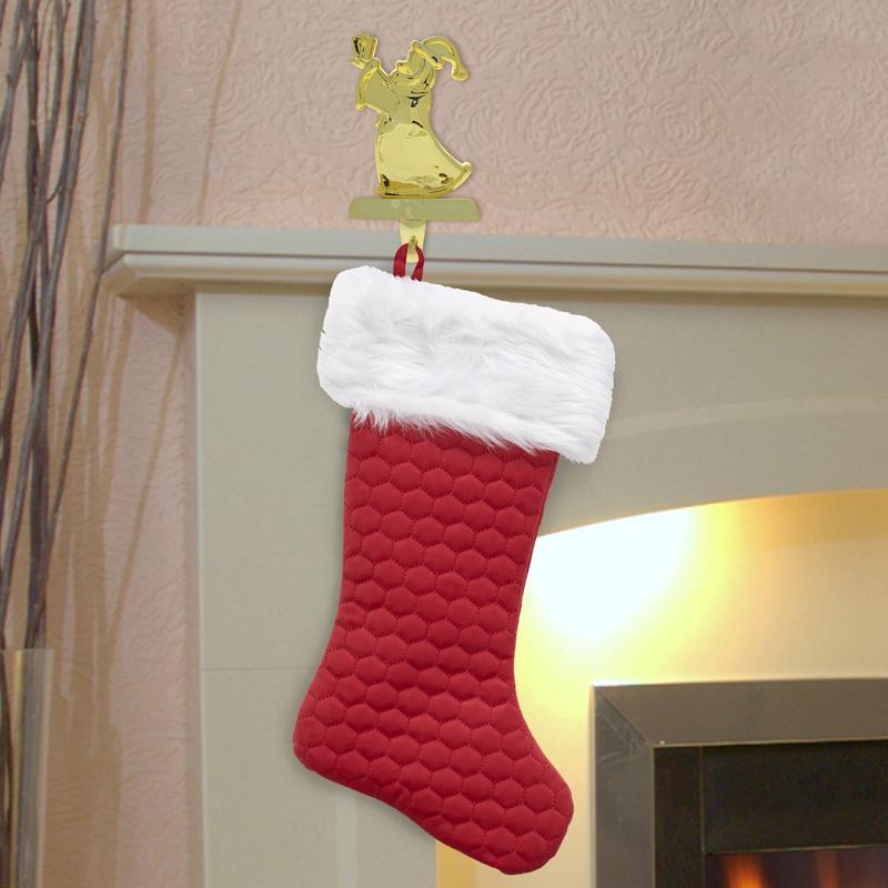 Dyno Red/White Christmas Stocking 20 in., Pack of 12