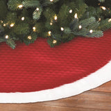 Dyno Red/White Tree Skirt, Pack of 4