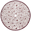 Dyno Ivory/Red Poinsettia Tree Skirt, Pack of 4