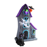 A Holiday Company 12 ft. LED Prelit Haunted House Inflatable