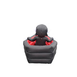 A Holiday Company 2.6 ft. LED Animated Rising Vampire in Coffin Inflatable