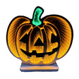 Celebrations Orange 192 ct 11.8 in. LED Prelit Pumpkin Halloween Decor, Pack of 4
