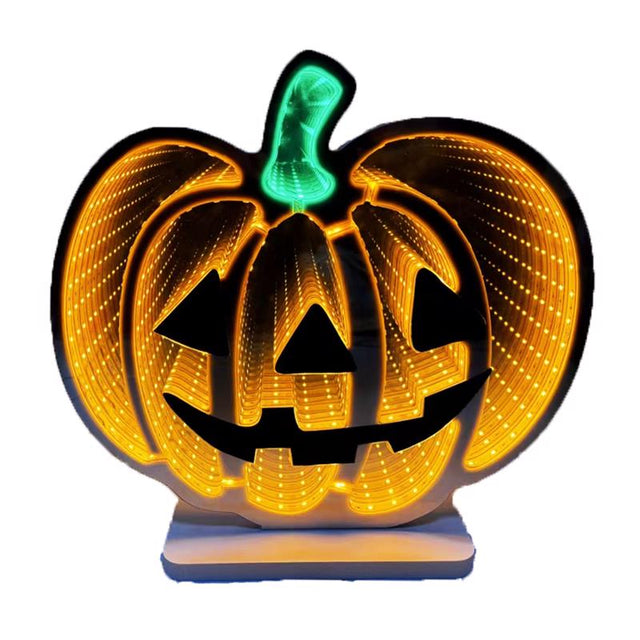 Celebrations Orange 192 ct 11.8 in. LED Prelit Pumpkin Halloween Decor, Pack of 4