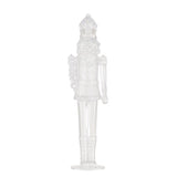 Creative Co-Op Clear Nutcracker Table Decor 11 in., Pack of 6