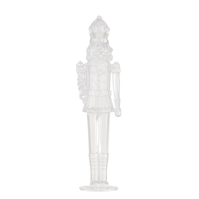 Creative Co-Op Clear Nutcracker Table Decor 11 in., Pack of 6