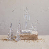 Creative Co-Op Clear Nutcracker Table Decor 11 in., Pack of 6