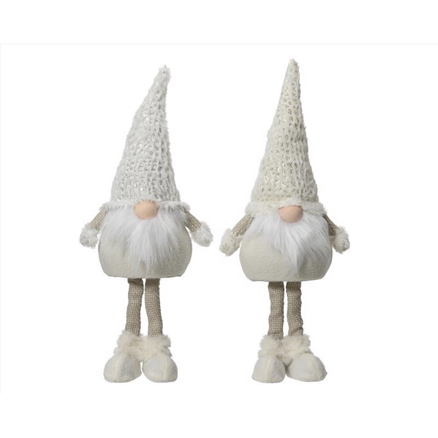 Decoris Gold/Silver Gnome Table Decor 18 in., Pack of 12