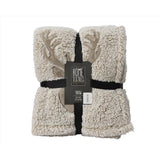 Decoris Reindeer Blanket 1 pk, Pack of 8