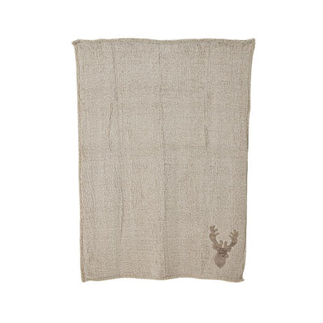 Decoris Reindeer Blanket 1 pk, Pack of 8