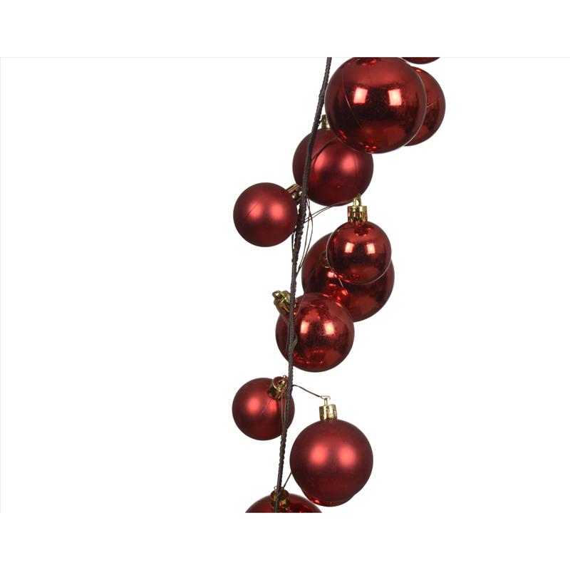 Decoris 6 ft. L Shatterproof Garland, Pack of 4