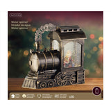 Lumineo LED Brown Train Water Spinner Animated Decor 9 in., Pack of 6