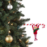 Mr. Christmas Merry Mischief Elf Musical Tree Acrobat Animated Decor 6 in.