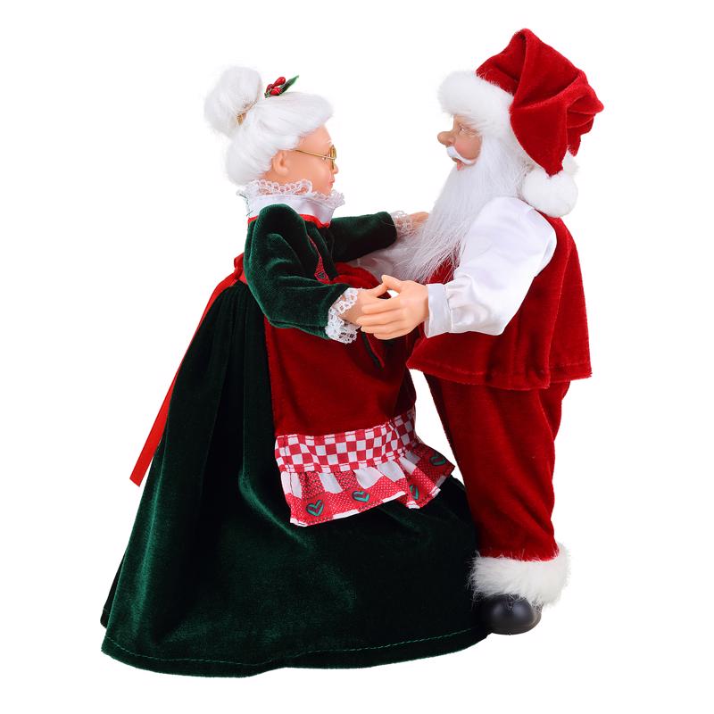 Mr. Christmas Dancing Santa and Mrs. Animated Decor - Thumbnail 2