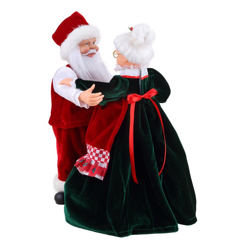 Mr. Christmas Dancing Santa and Mrs. Animated Decor - Thumbnail 3