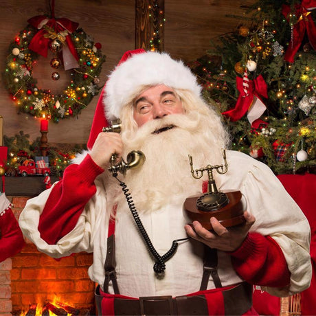 Mr. Christmas Multicolored Santa Magic Phone Animated Decor