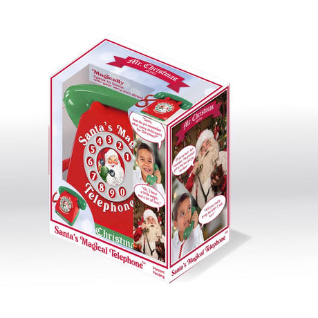 Mr. Christmas Multicolored Santa Magic Phone Animated Decor