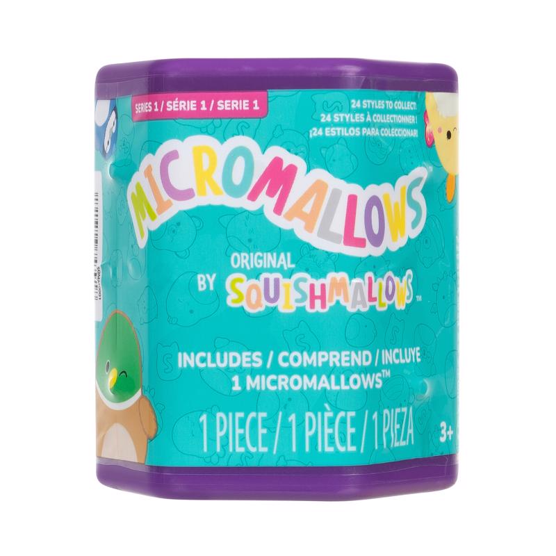 Squishmallows Mystery Squad Micromallow Multicolored, Pack of 24