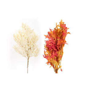 Second Nature Woodsy Oak Leaves Fall Decor, Pack of 24