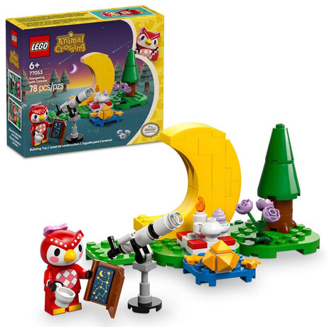LEGO Animal Crossing Stargazing with Celeste Building Set Multi 78 pc