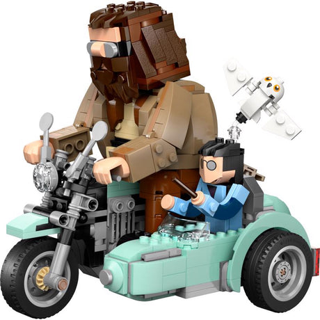LEGO Harry Potter Hagrid & Harry's Motorcycle Ride Building Set Multi 617 pc