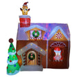 Omega Brite Gingerbread House 6 ft. Inflatable