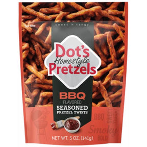 Dot's Homestyle BBQ Pretzels 5 oz Bagged, Pack of 10