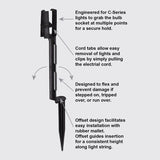Dyno 11 in. Titan Pro Light Clip Stakes 25 pk