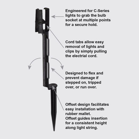Dyno 11 in. Titan Pro Light Clip Stakes 25 pk