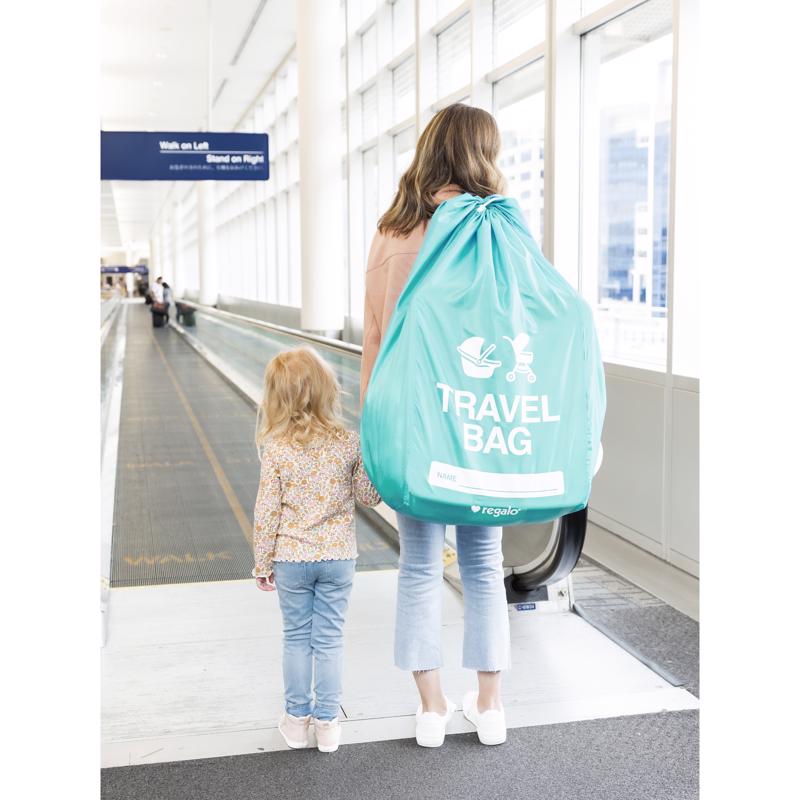 Regalo Baby Turquoise Travel Bag 16.5 in. H X 34.5 in. W