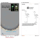 Seasons 34 in. Skeleton Flamingo Halloween Decor, Pack of 2